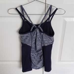 Navy Blue Athletic Tank Top